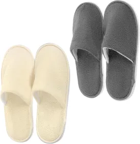 2 Pairs Spa Slippers House Guest Slipper Reusable Non Slip Disposable Soft Bride Bridesmaid Hotel Slipper for Travel Shoeless Home Indoor Bedroom Spa Wedding Party