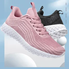 2021 Women Sports Shoes Black Casual Fashion Female Running Shoes Outdoor Sports Comfortable Breathable Walking Ladies Sneakers