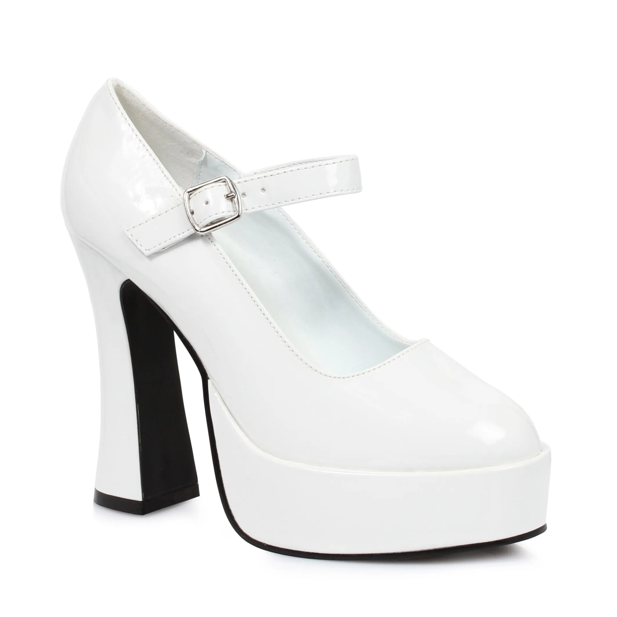 557-EDEN 5" Chunky Heel Mary Jane.