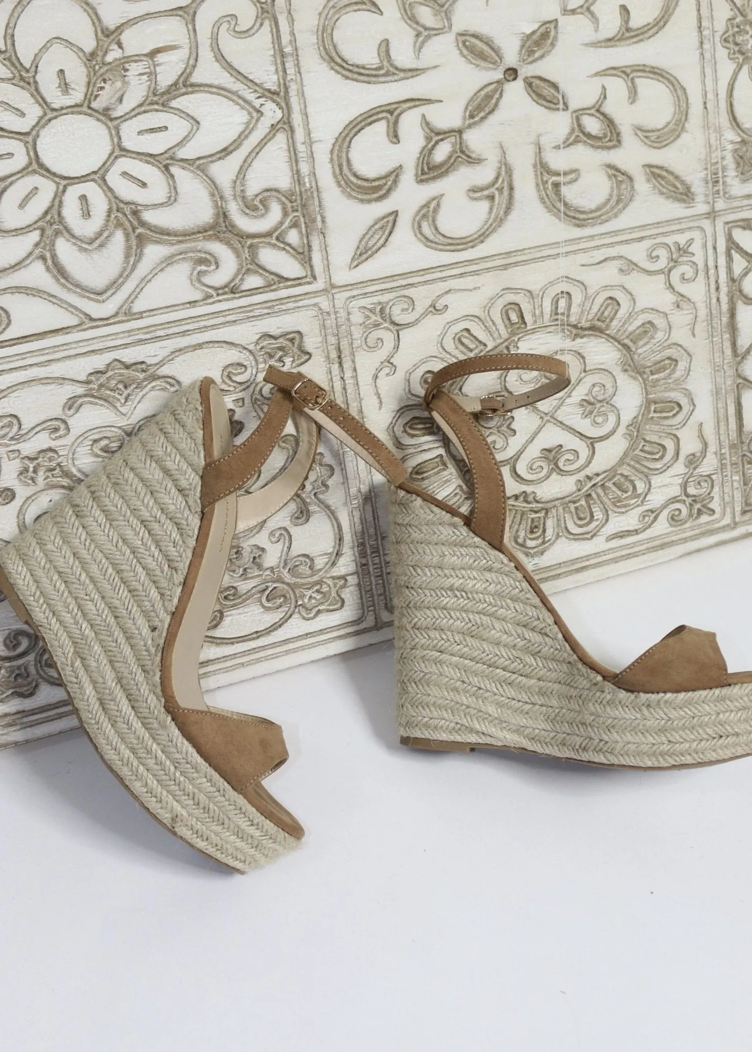 Alyssa B Camel Wedge