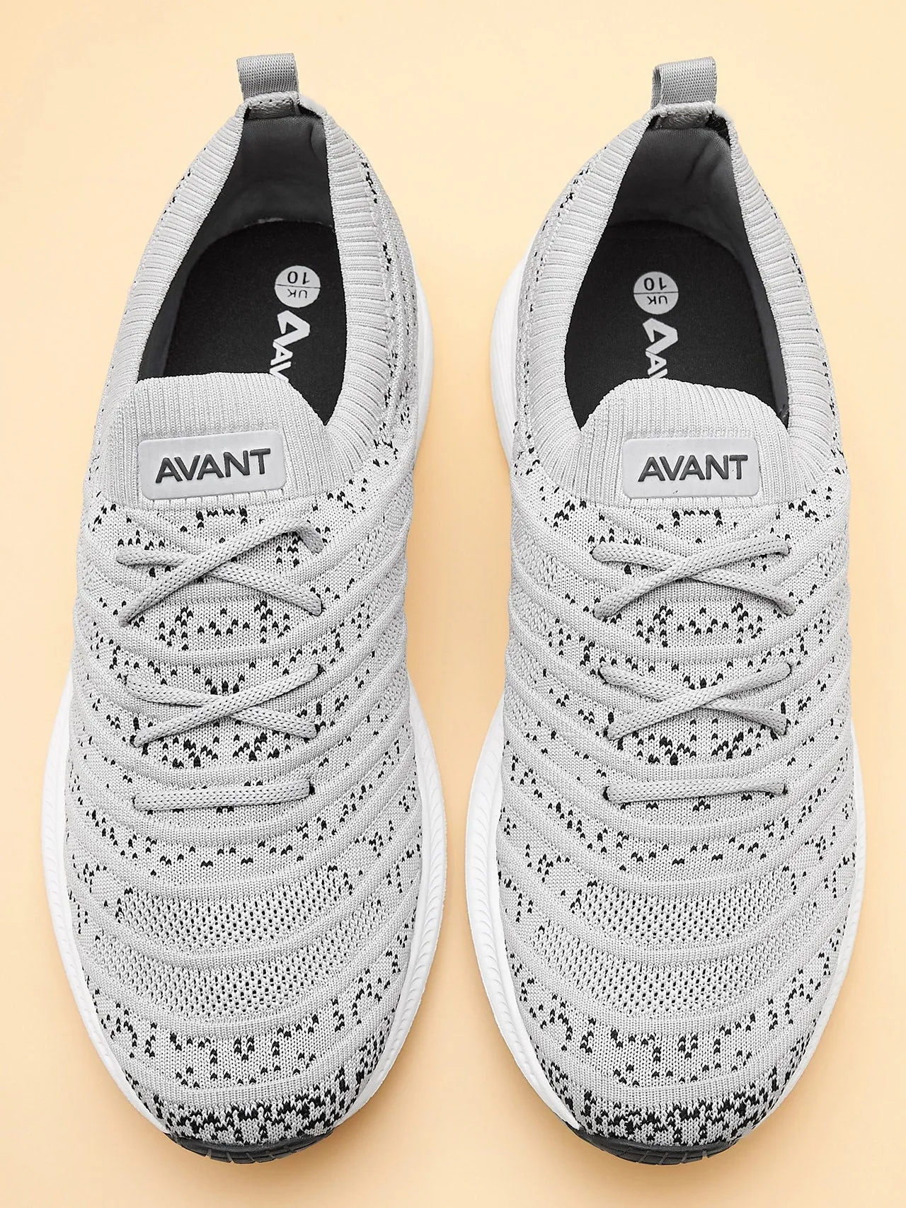 Avant Men's Zebra Running Shoes-L.Grey