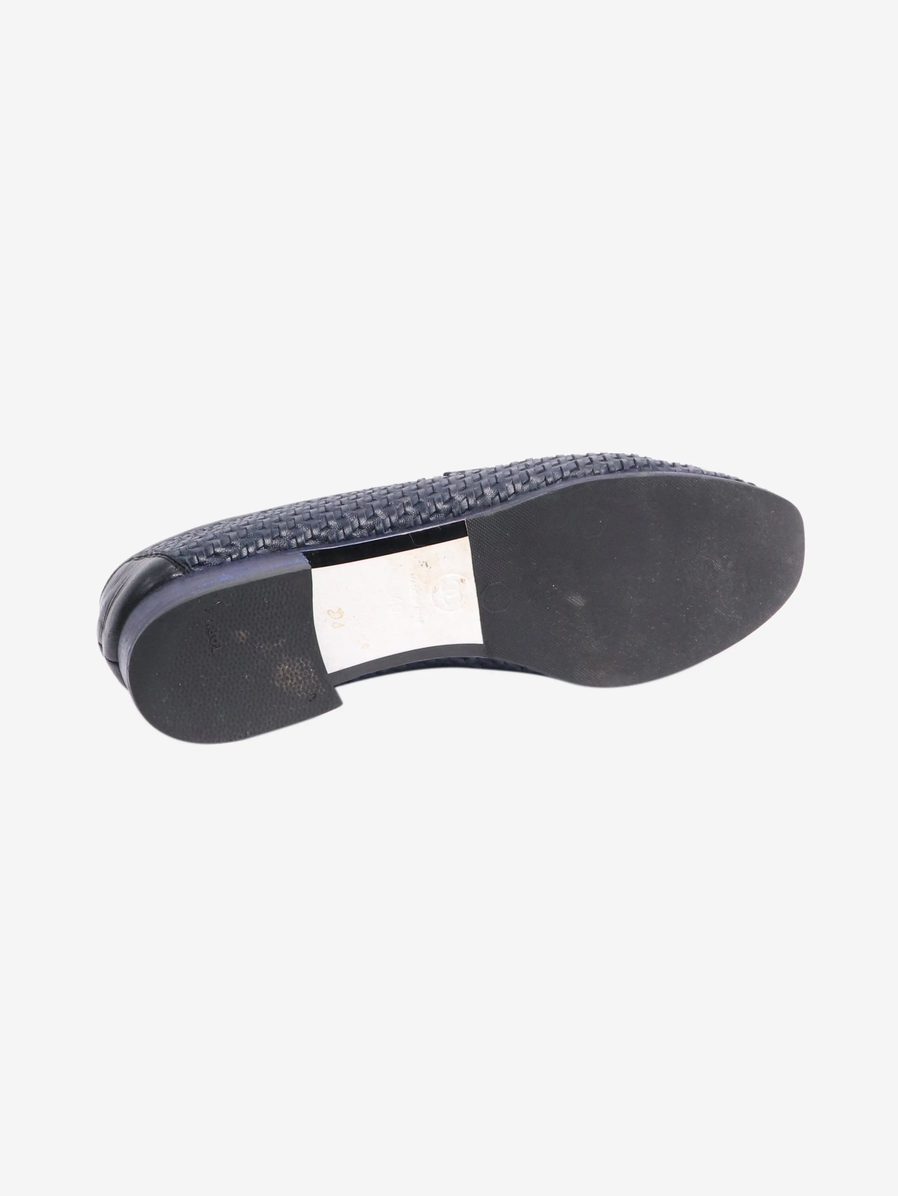 Blue woven loafers - size EU 40 (UK 7)