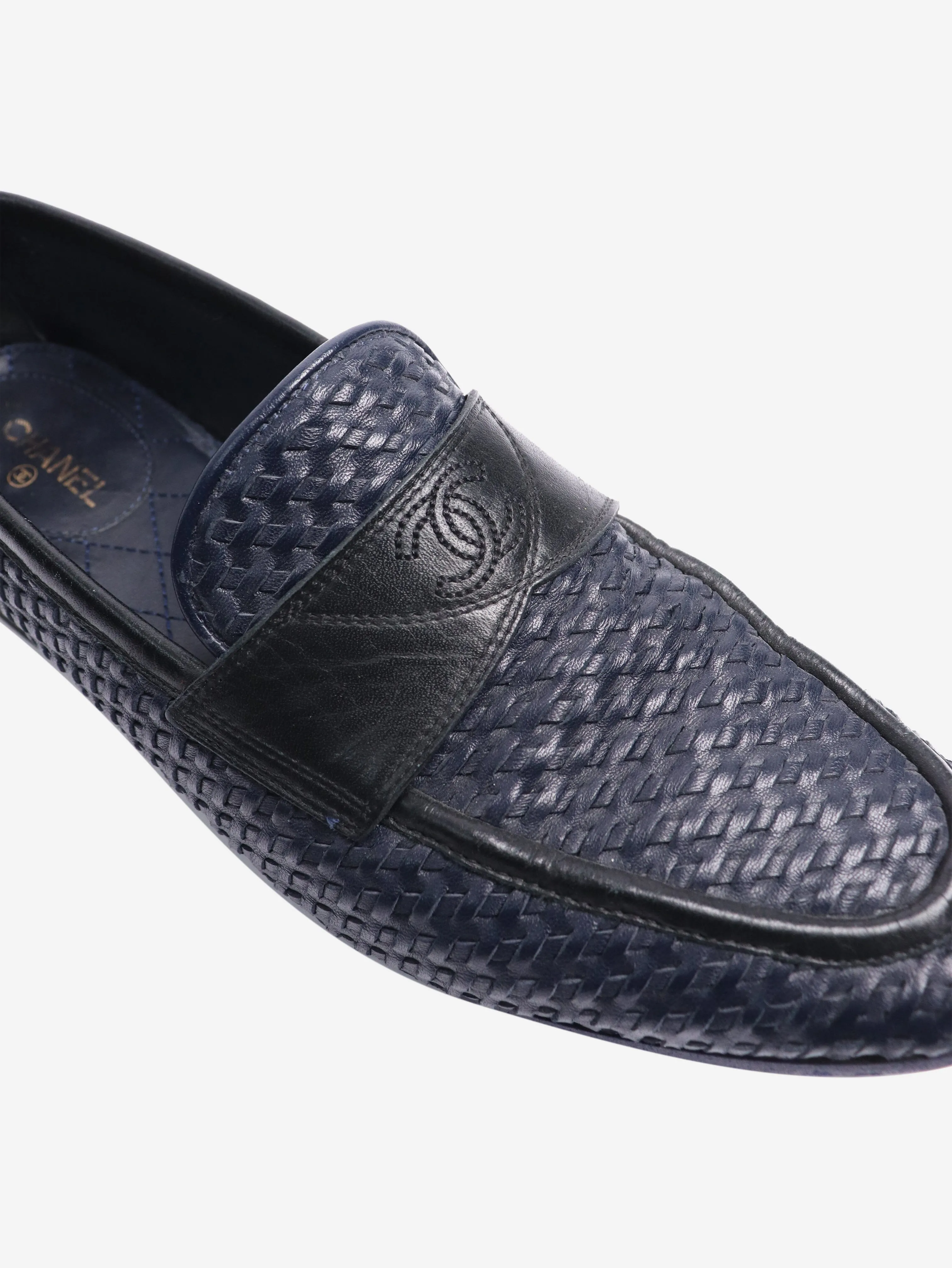 Blue woven loafers - size EU 40 (UK 7)