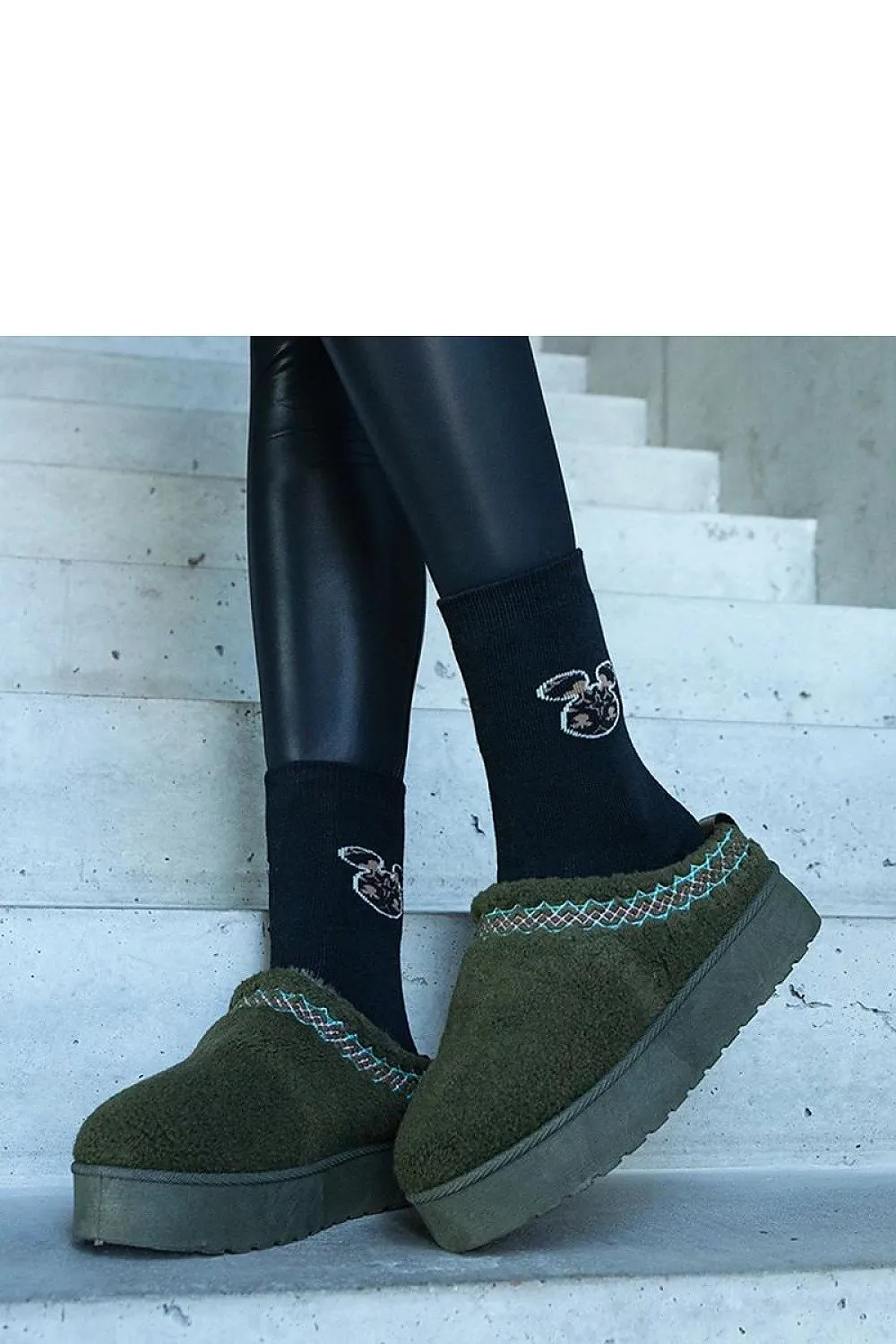 Brown snow boots with a low shaft