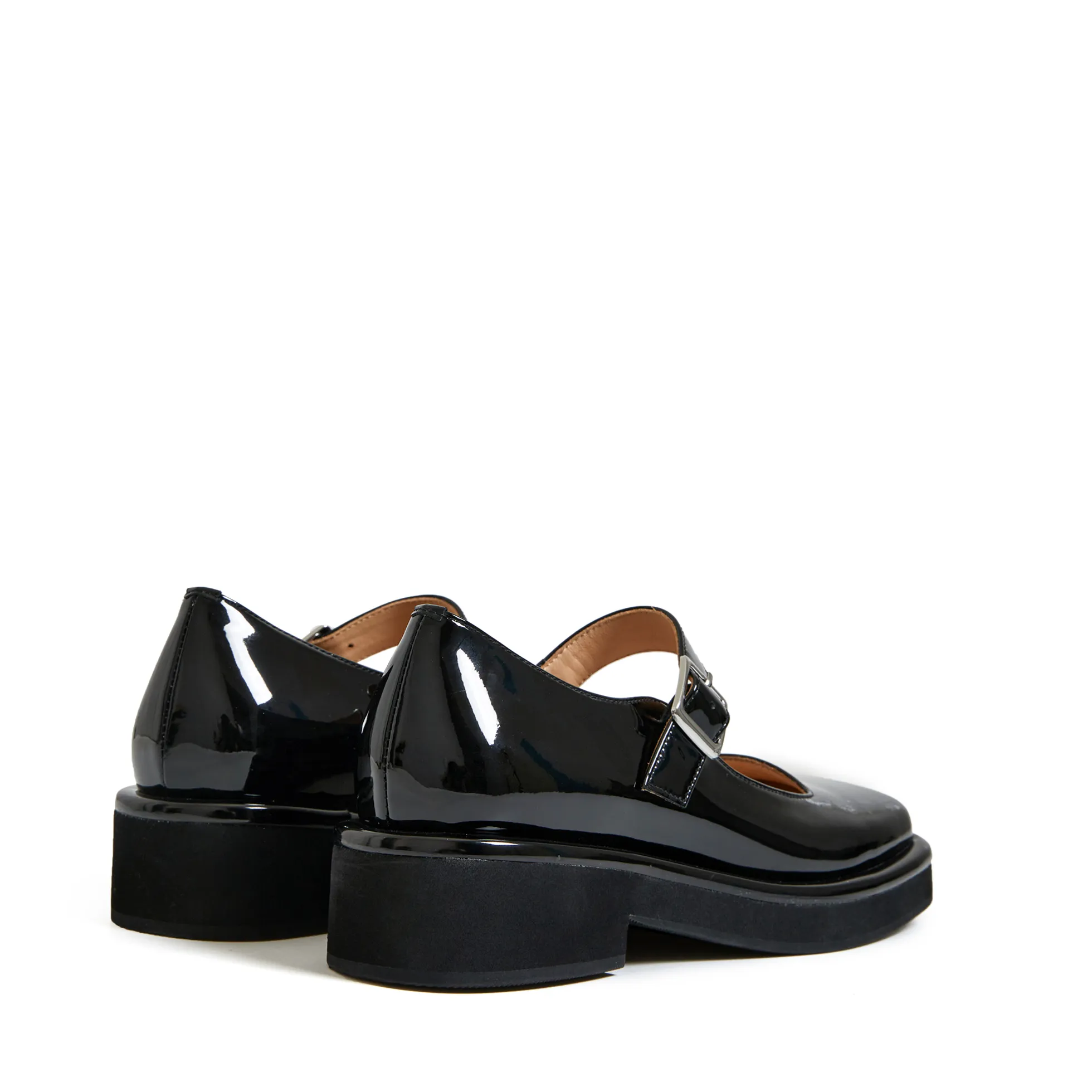 Camelia Mary Jane Handmade Retro Wide Square-Toe Lolita Shoes