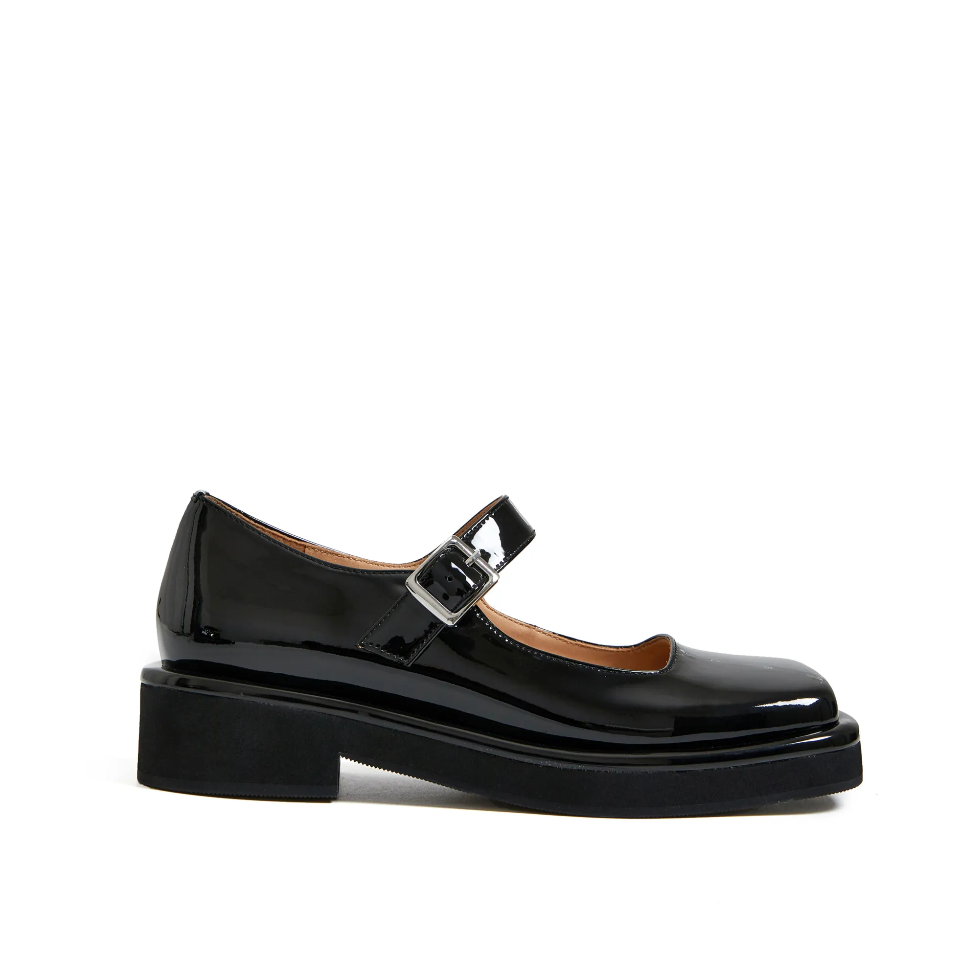 Camelia Mary Jane Handmade Retro Wide Square-Toe Lolita Shoes