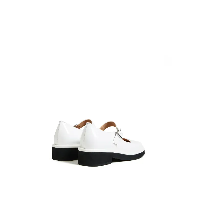 Camelia Mary Jane Handmade Retro Wide Square-Toe Lolita Shoes