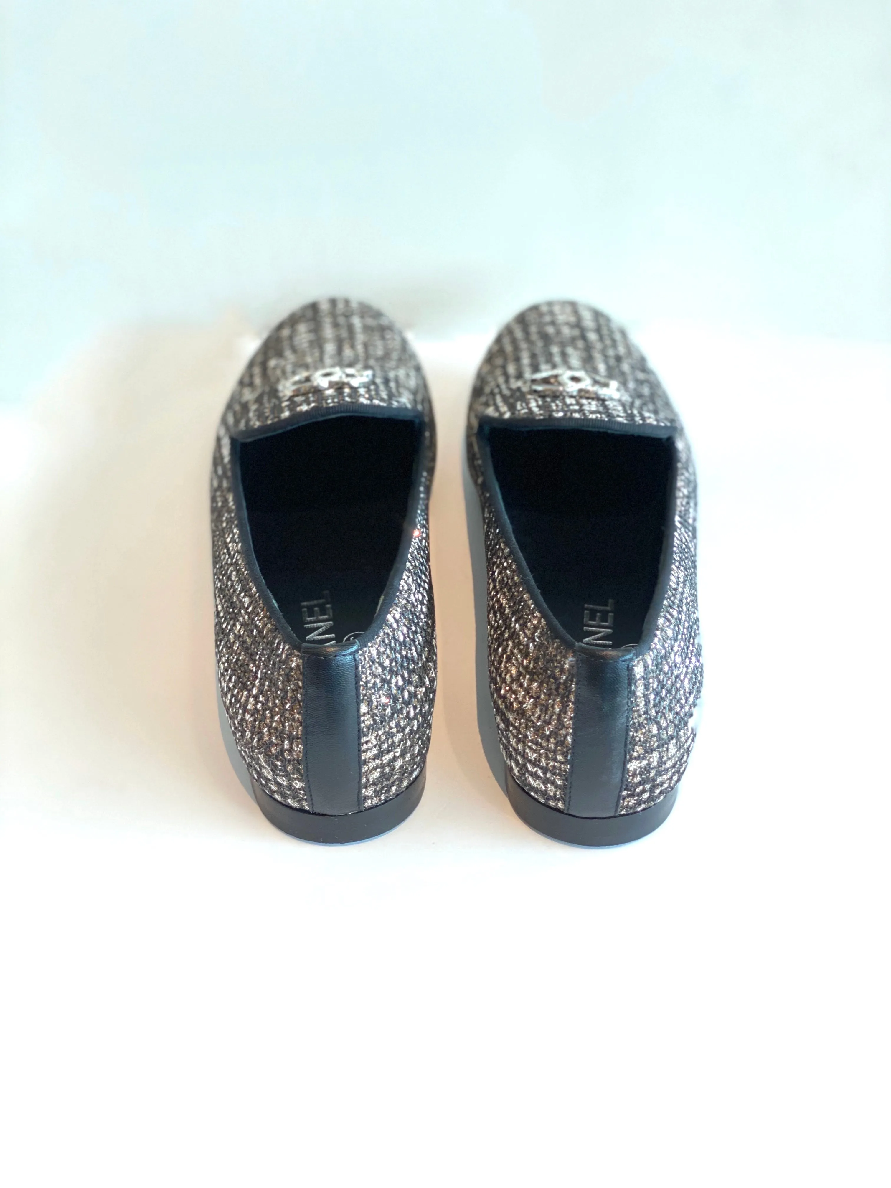 Chanel Tweed Loafers