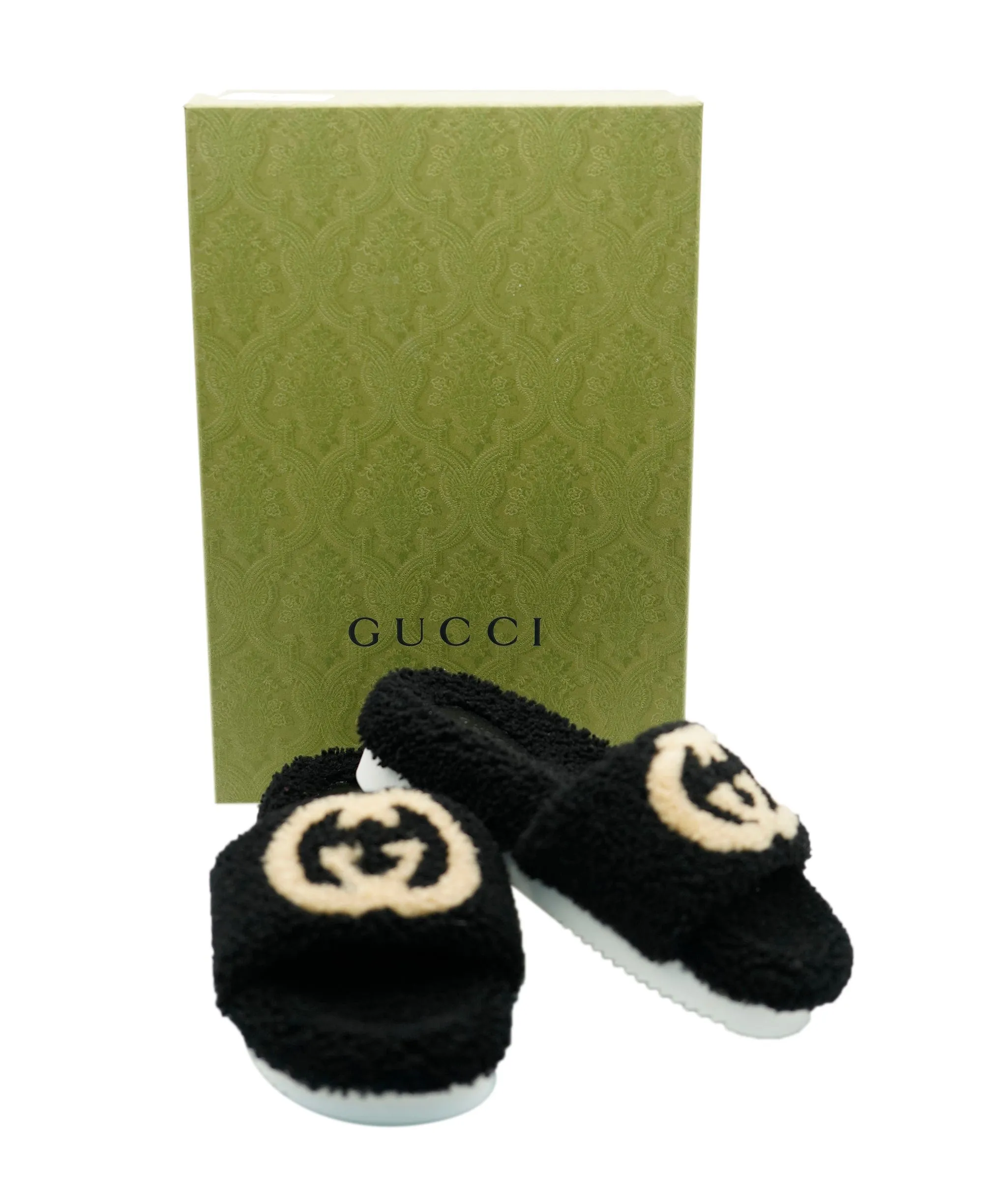 Gucci black GG sandals ALC0513