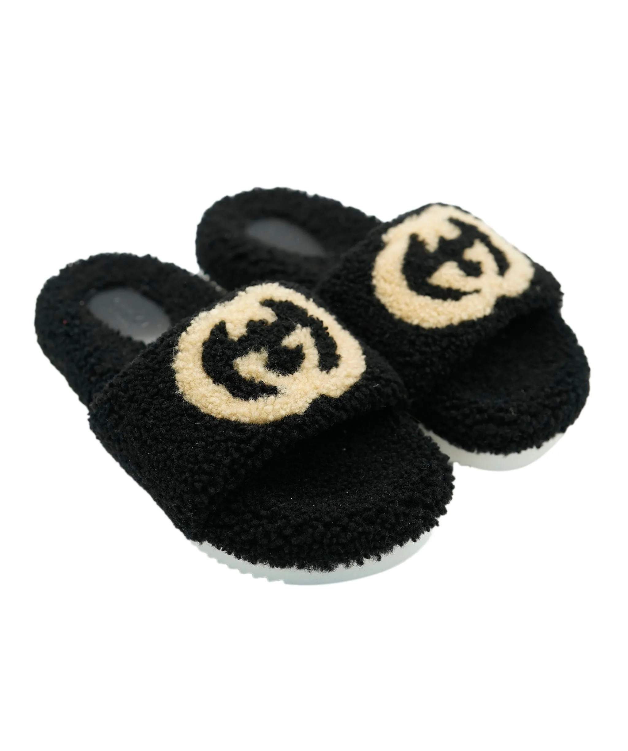 Gucci black GG sandals ALC0513