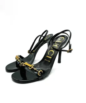 Gucci Black Strap Heels RJC1507