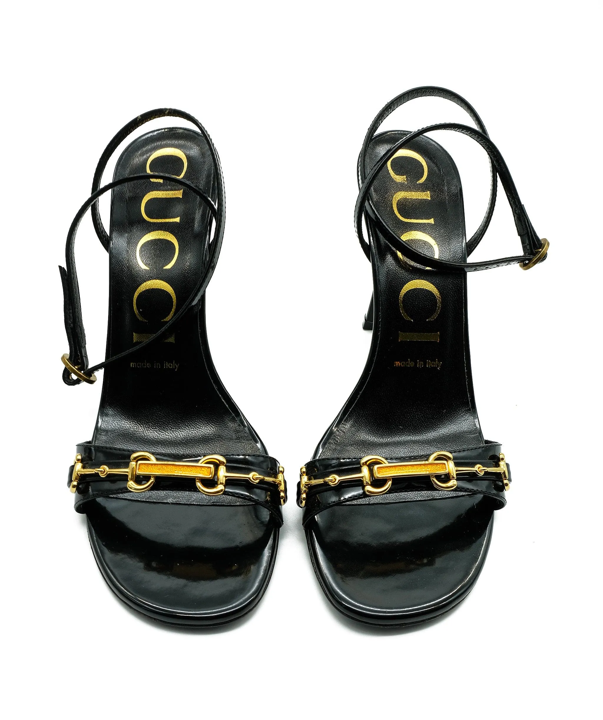 Gucci Black Strap Heels RJC1507