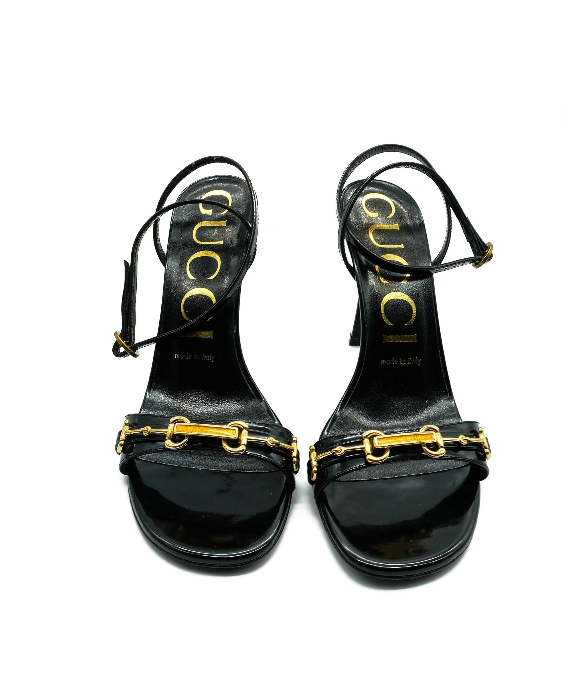 Gucci Black Strap Heels RJC1507