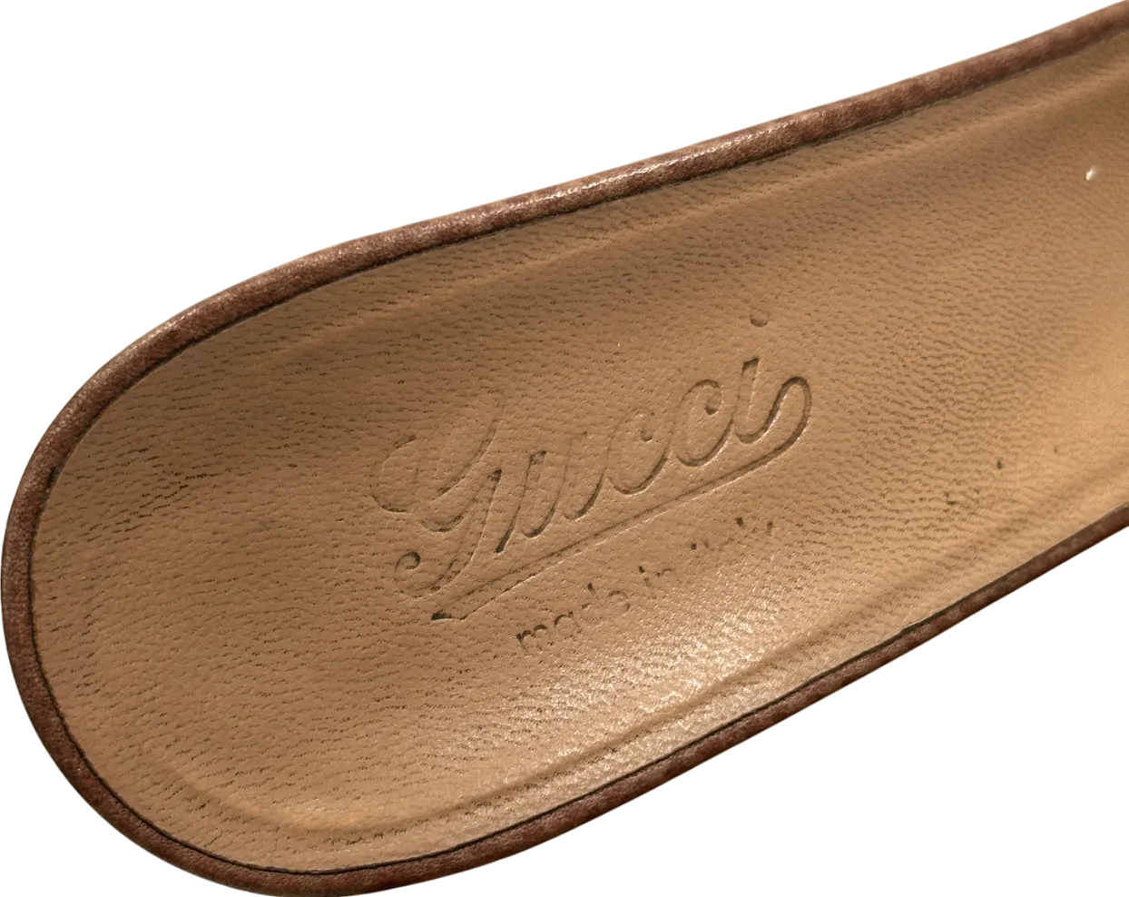 Gucci Brown GG Monogram Canvas And Leather Bamboo Horsebit Mules UK 4 EU 37 👠