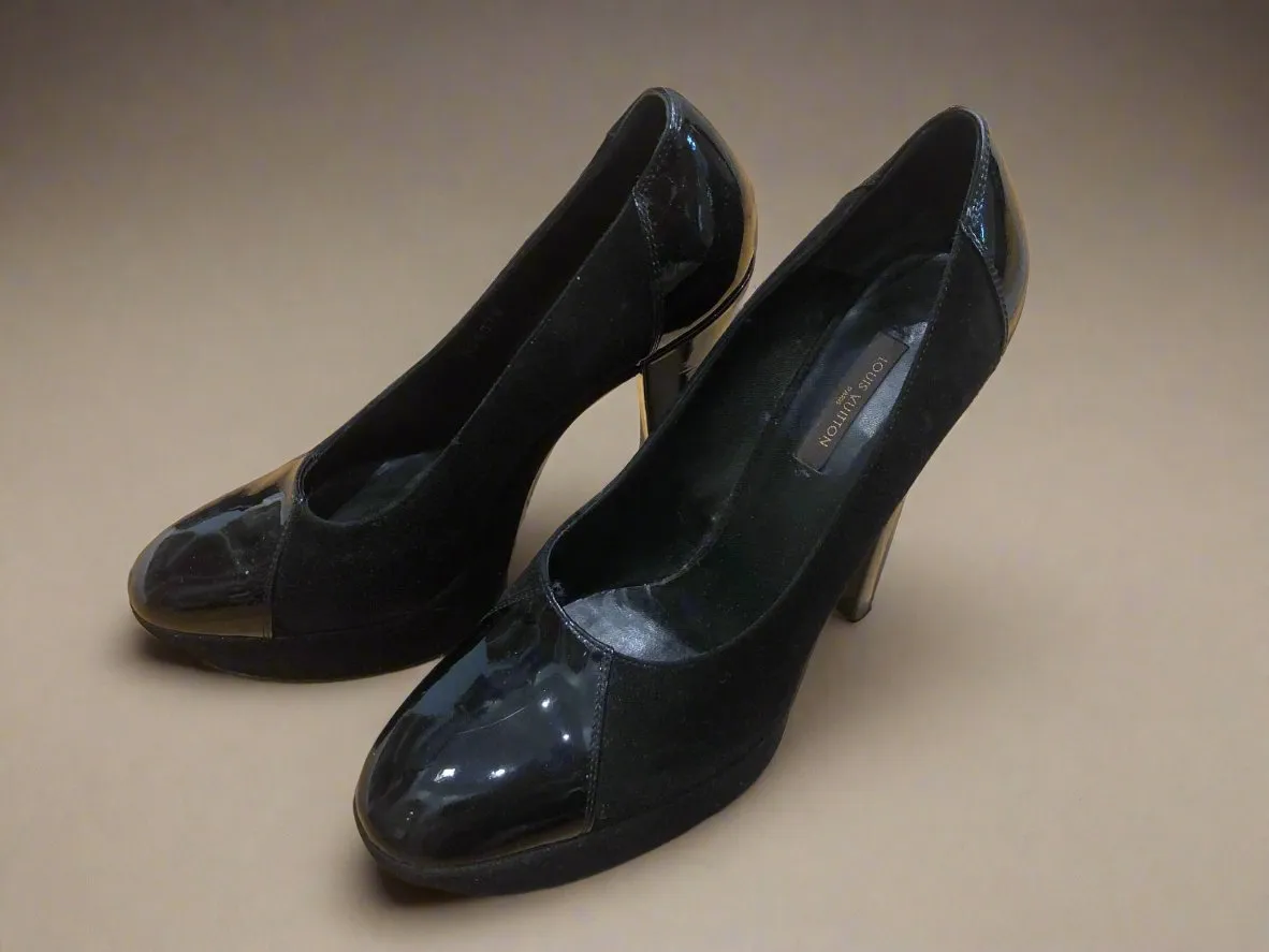 High Heels Louis Vuitton Black