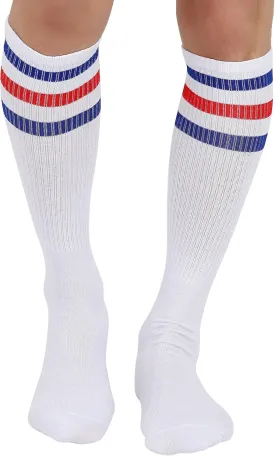 Joulli White Knee High Tube Socks 1-3 Pairs