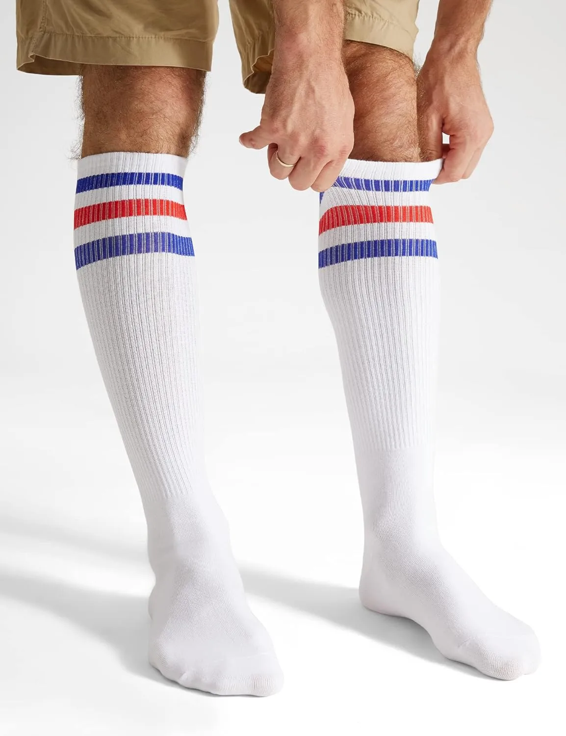 Joulli White Knee High Tube Socks 1-3 Pairs