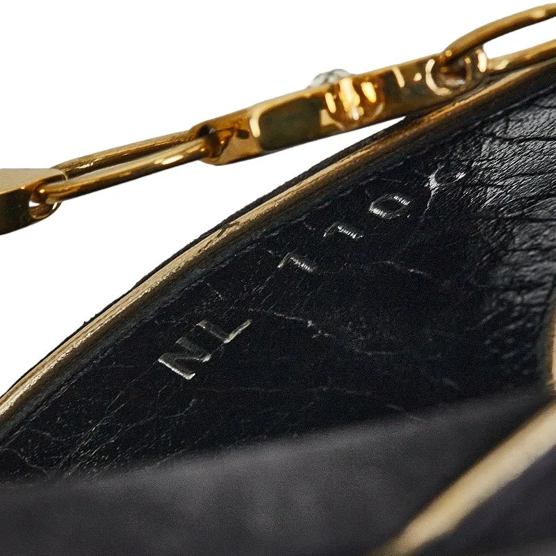 Louis Vuitton ize: 34 Black Gold Sweater Leather Lady Louis Vuitton