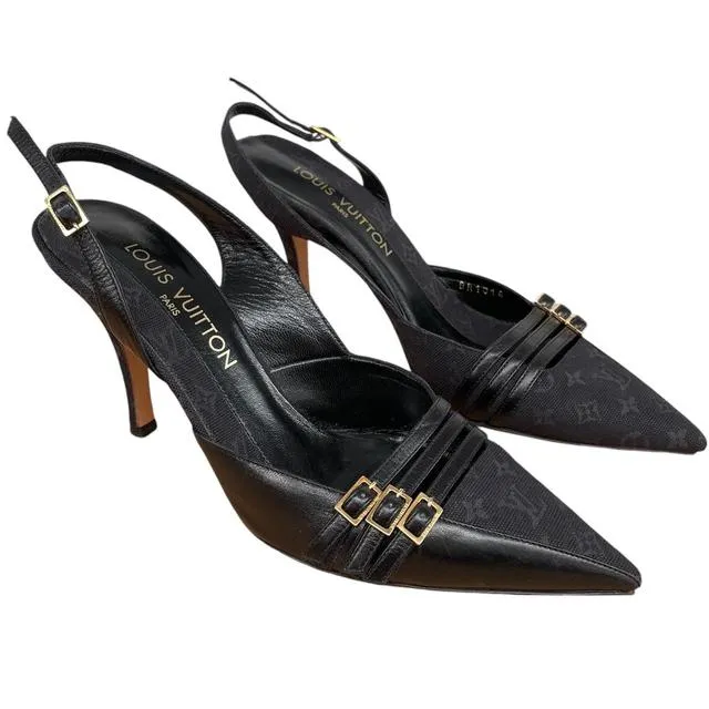 Louis Vuitton Slingback High Heels UK 6