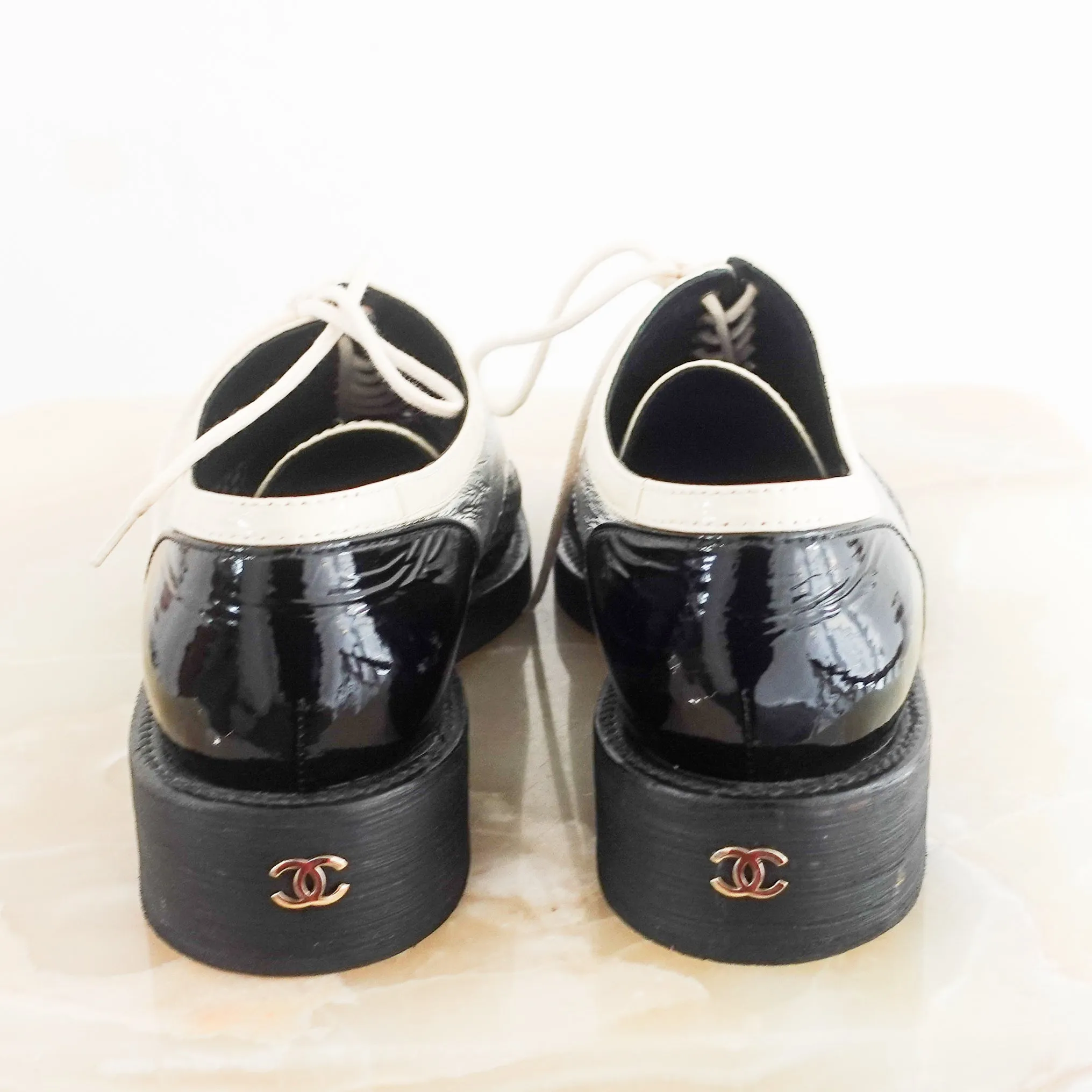 Metallic brogues RRP £1k