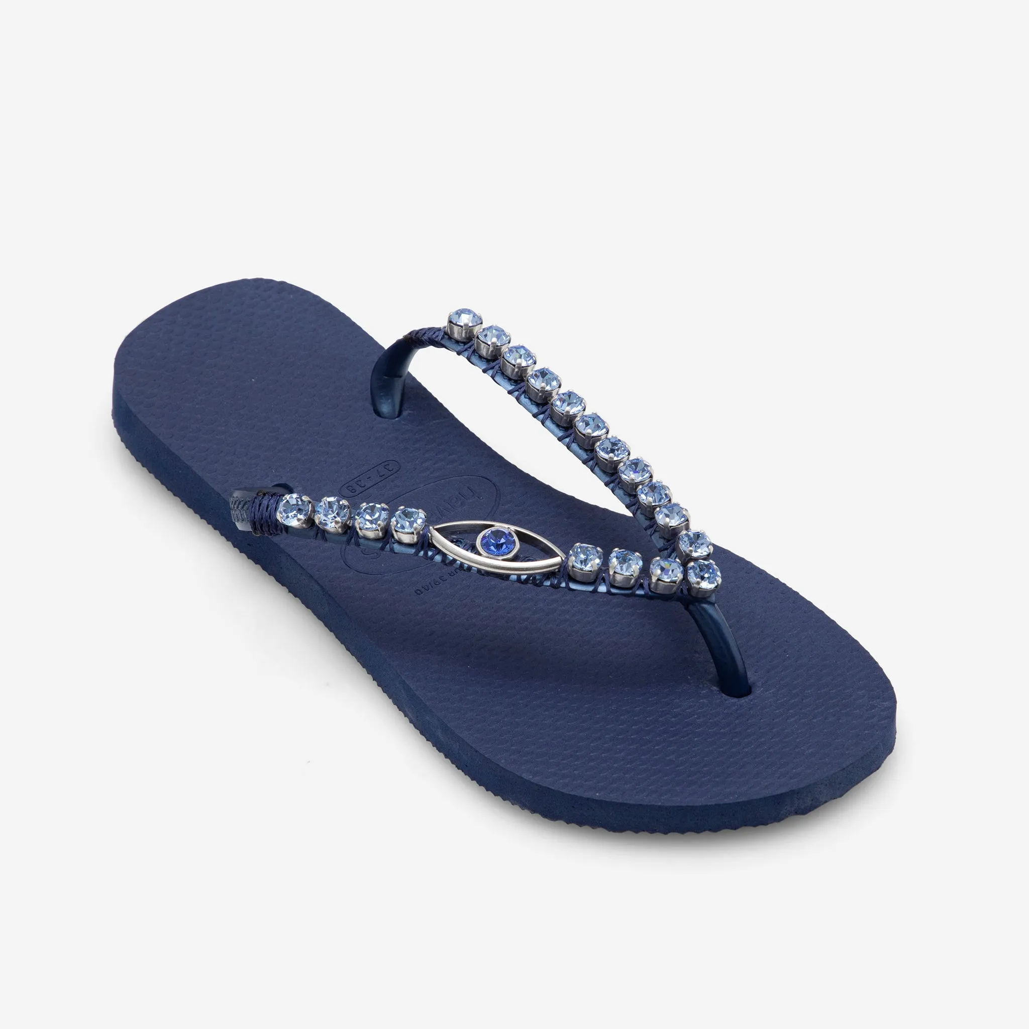 Mini Blue Eye Flip Flops