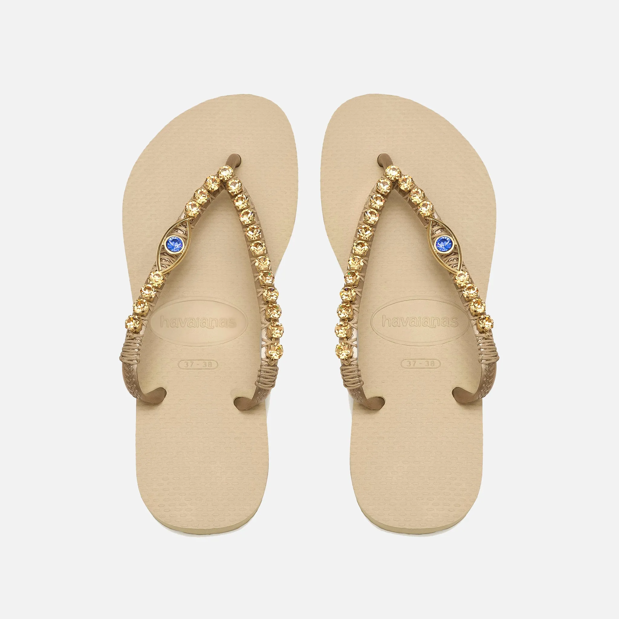 Mini Blue Eye Flip Flops