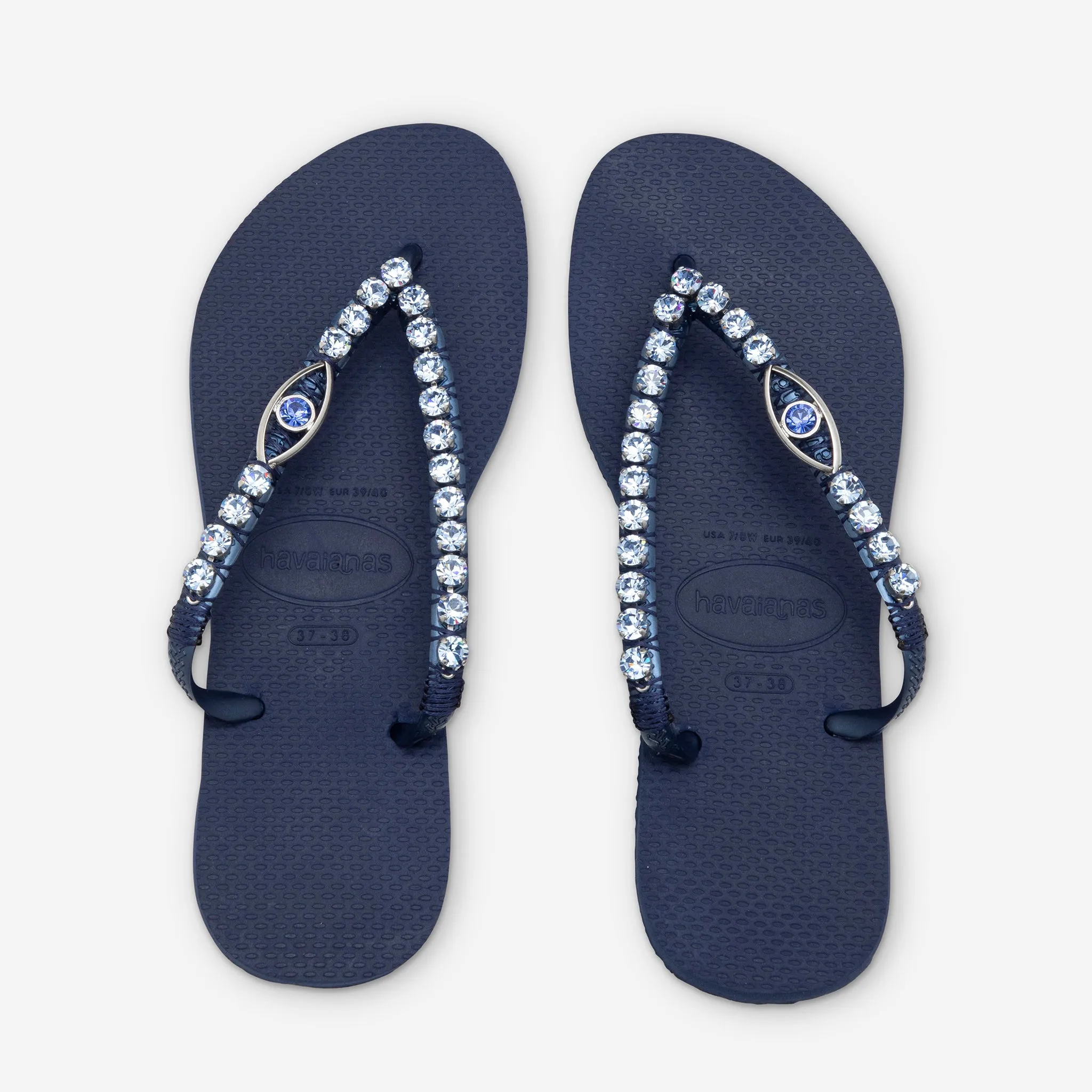 Mini Blue Eye Flip Flops