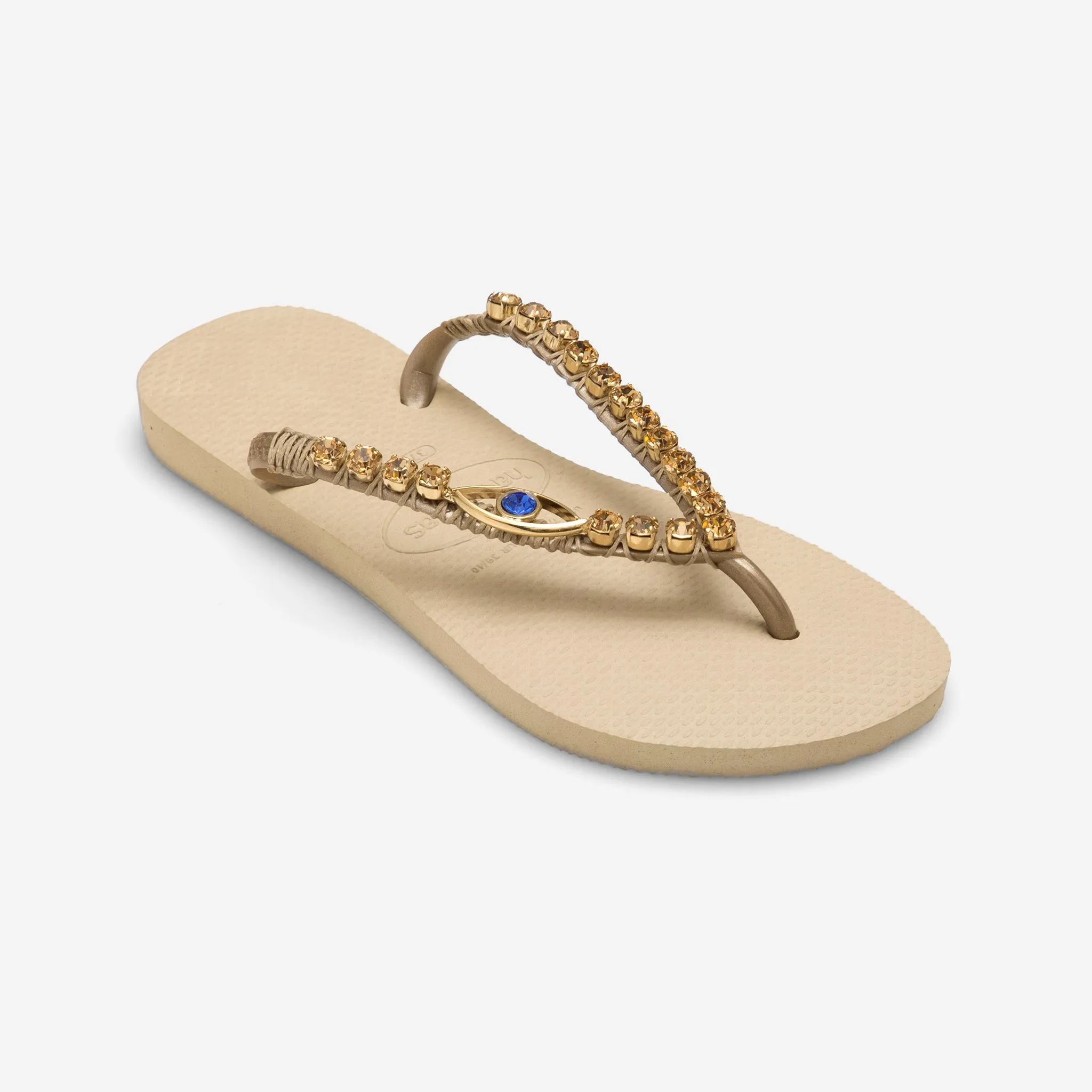 Mini Blue Eye Flip Flops