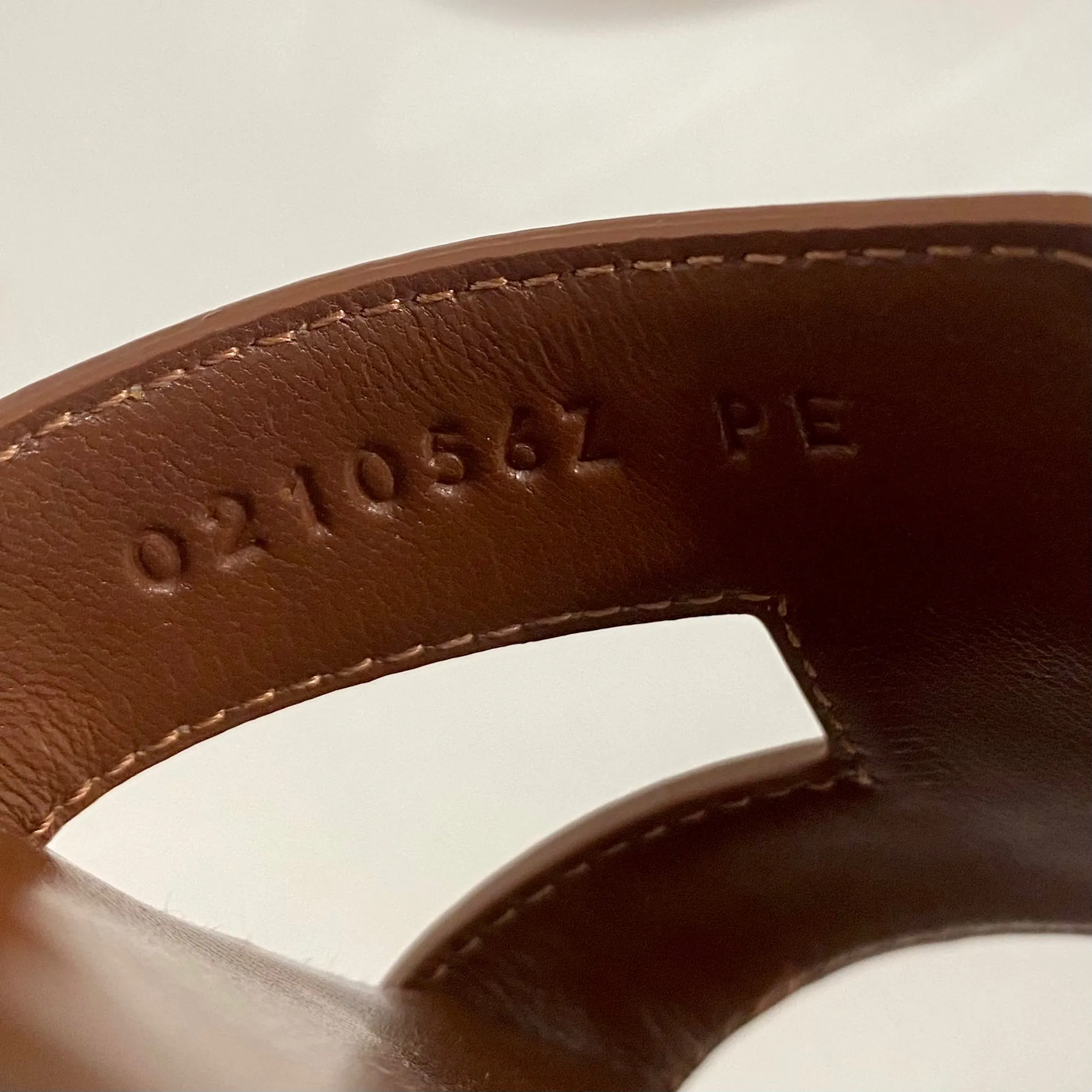NEW Hermès Denim & Gold Oran Sandals