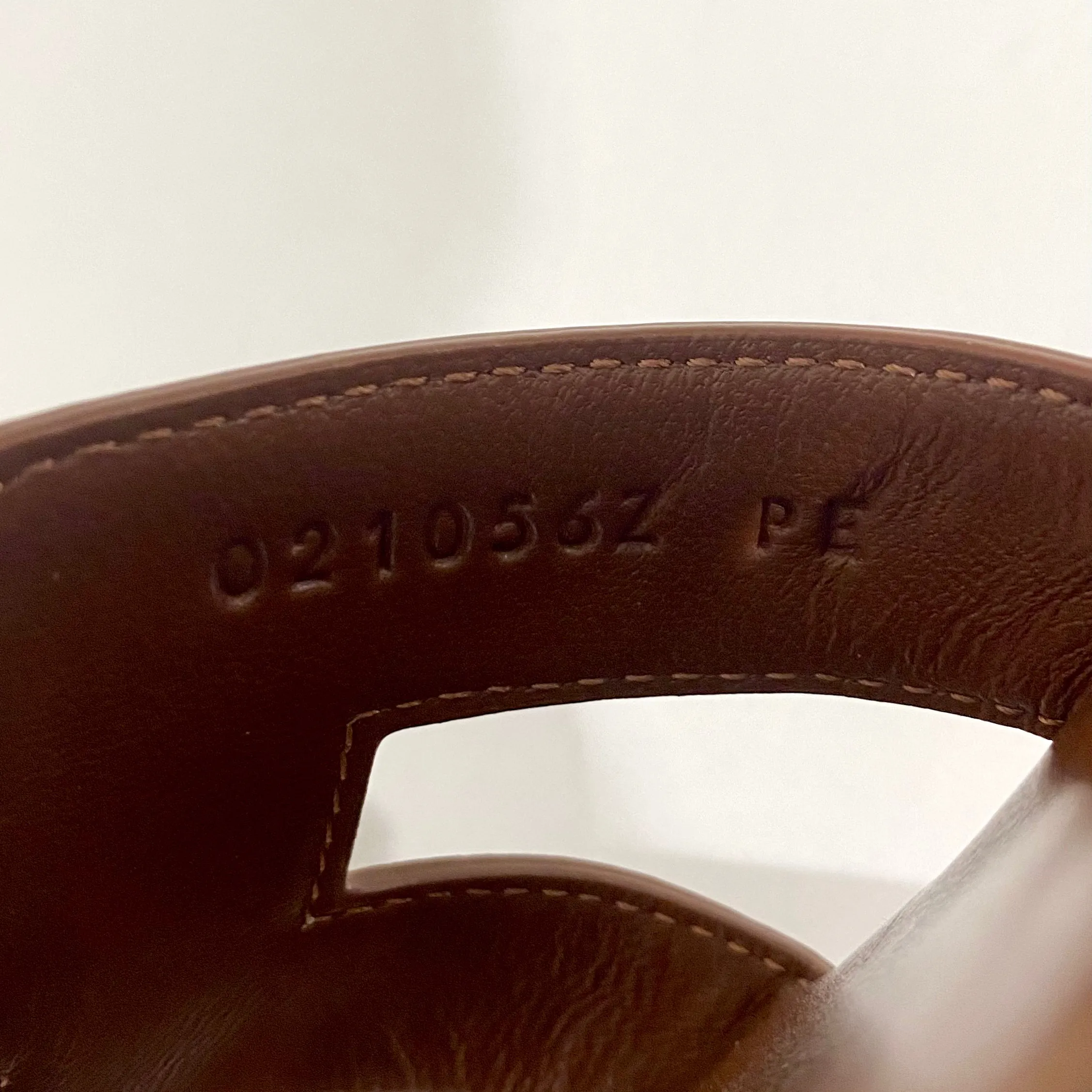 NEW Hermès Denim & Gold Oran Sandals