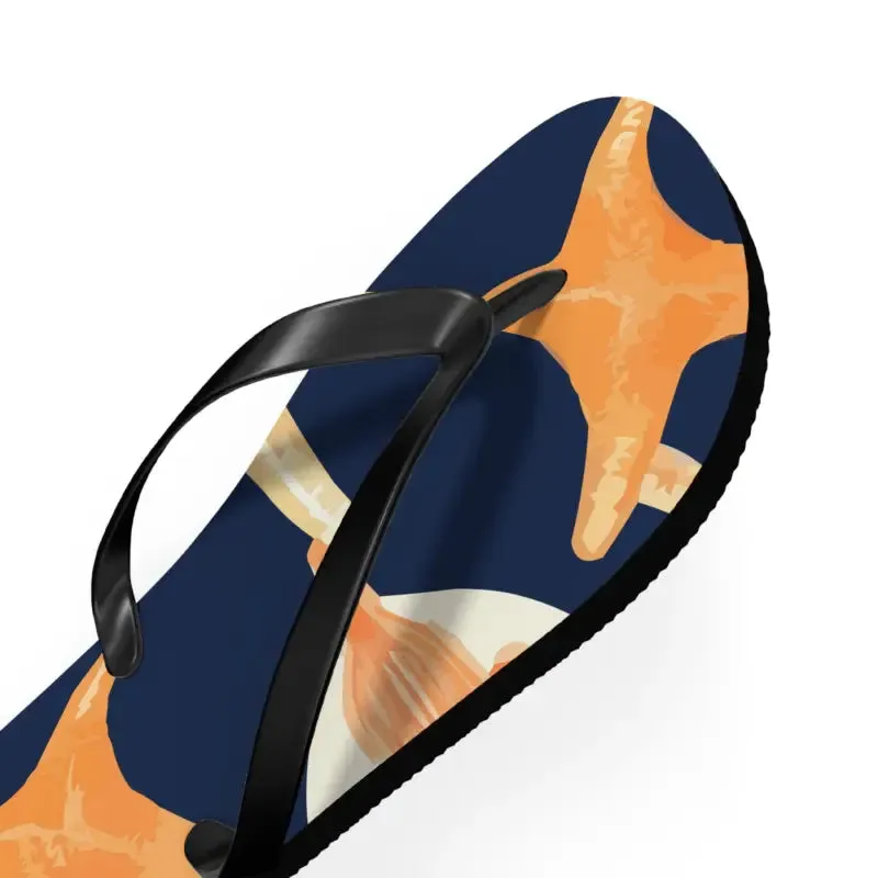 Seas the Day Unisex Star Fishes Flip Flops