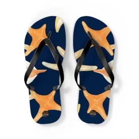 Seas the Day Unisex Star Fishes Flip Flops
