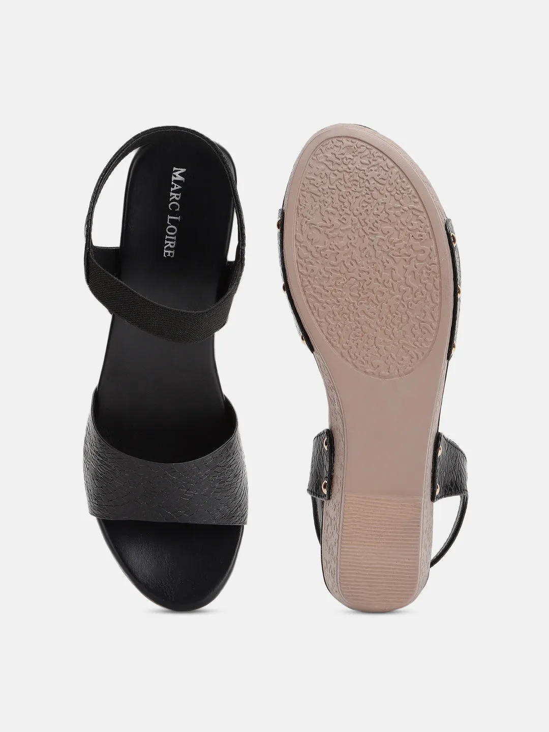 Solid Wedge Heels