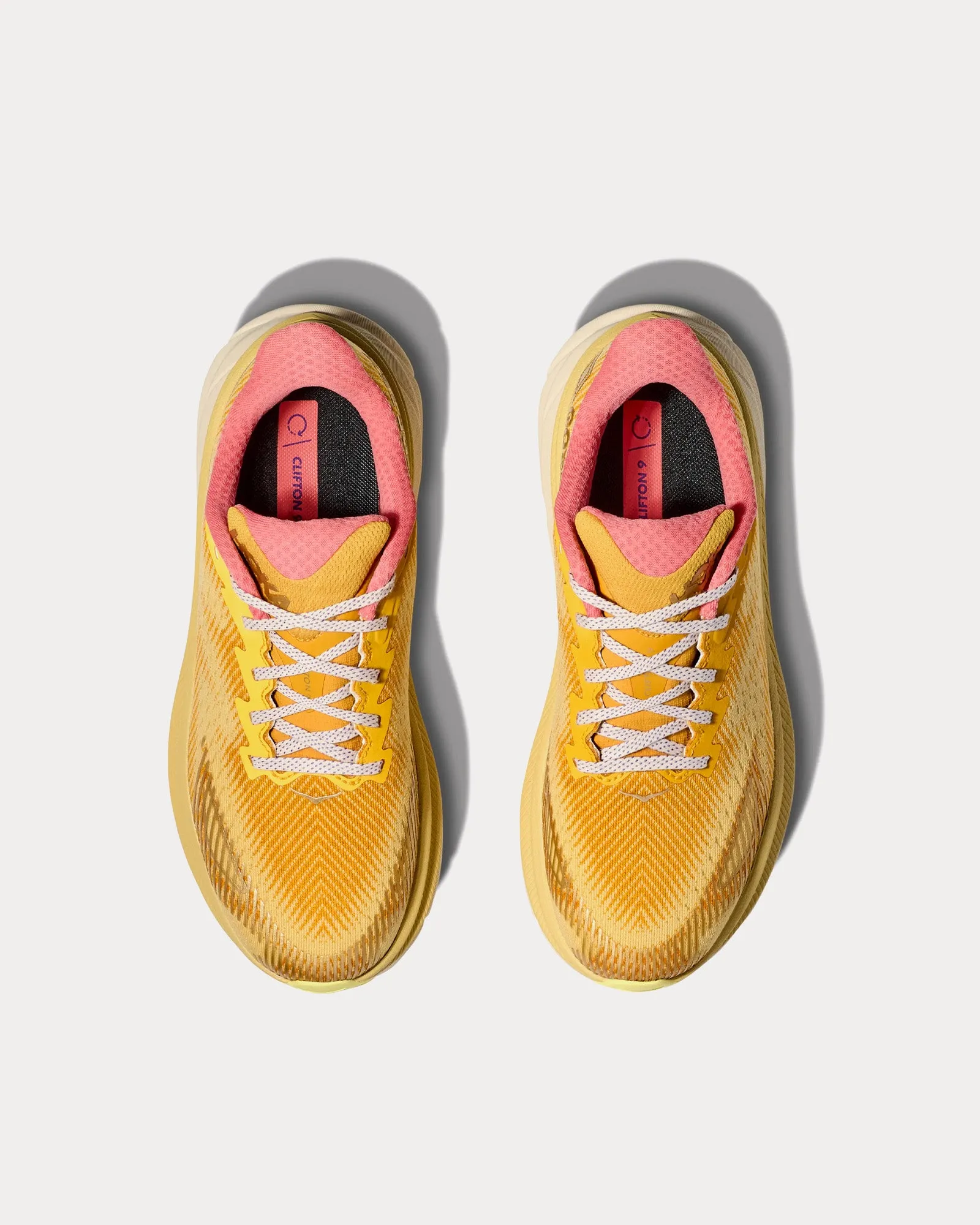 Stealth/Tech Clifton 9 GTX Varsity Yellow / Vanilla Running Shoes