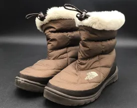 The North Face Women's Nuptse Brown Snow Boots - Size 7