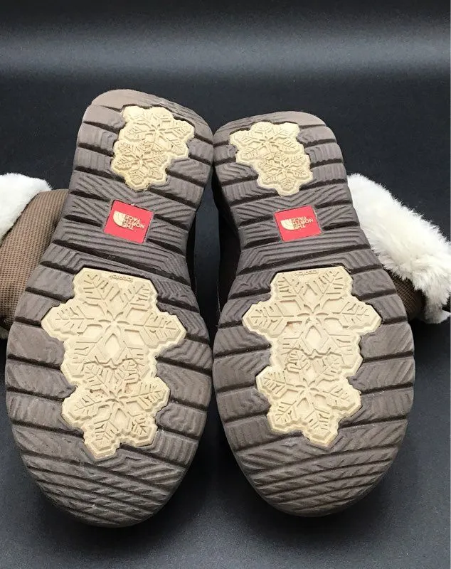 The North Face Women's Nuptse Brown Snow Boots - Size 7