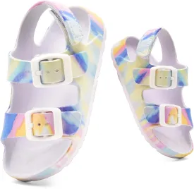 Toddler Unisex Adjustable Buckle Sandals ?C Comfortable Open Toe Beach & Pool Shoes for Boys & Girls with Back Strap