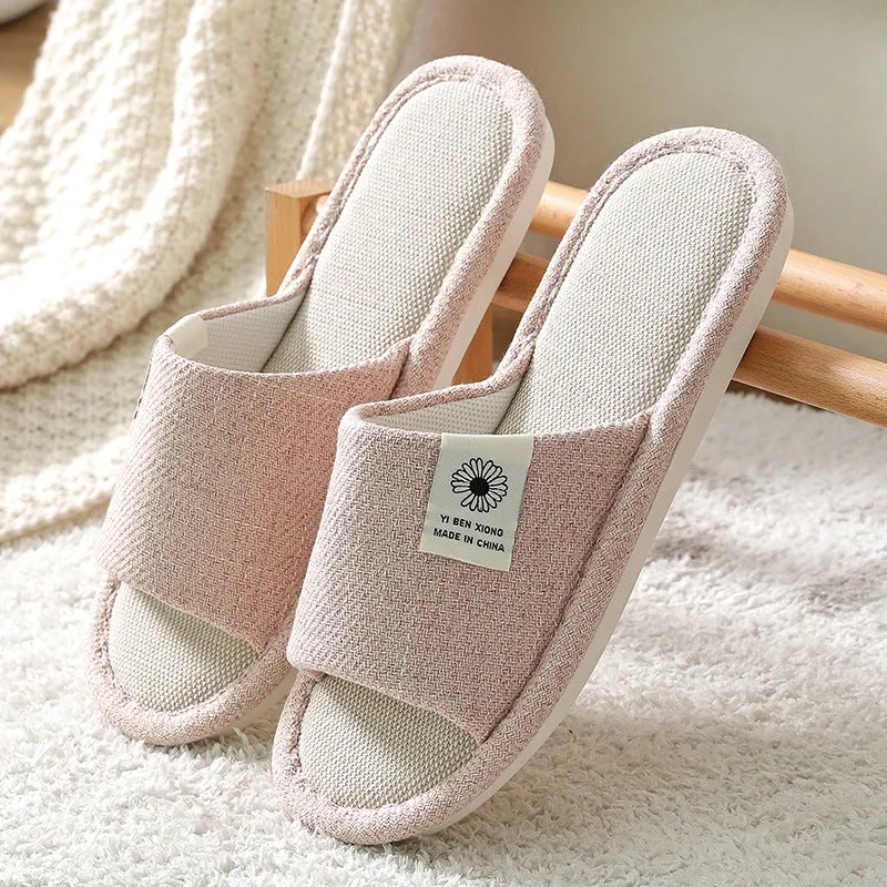 Wholesale Linen Non-slip Slippers