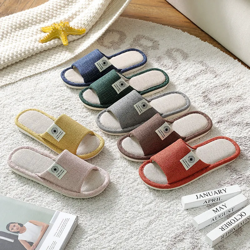 Wholesale Linen Non-slip Slippers