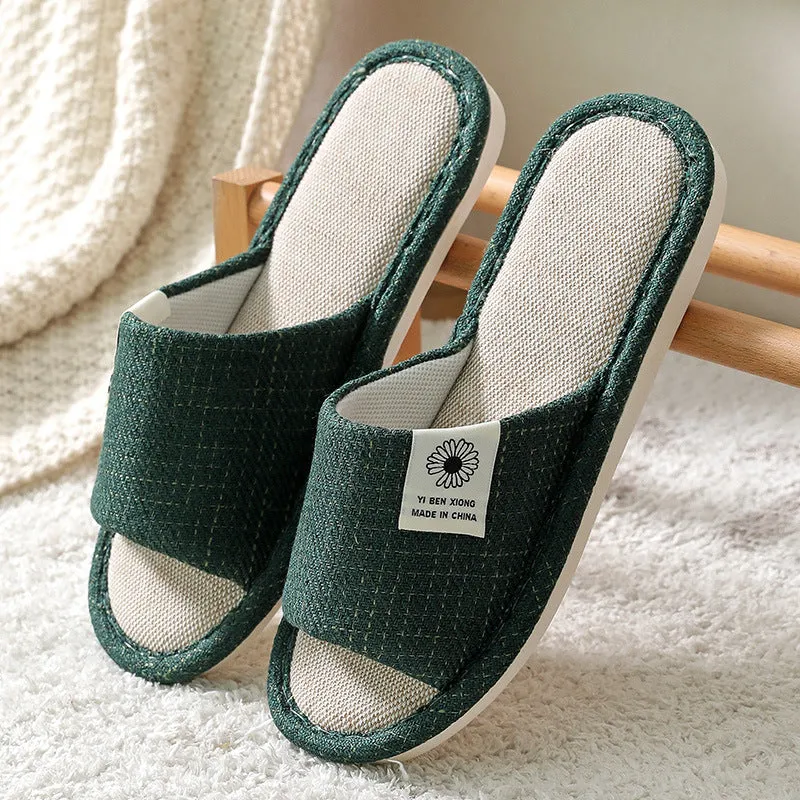 Wholesale Linen Non-slip Slippers