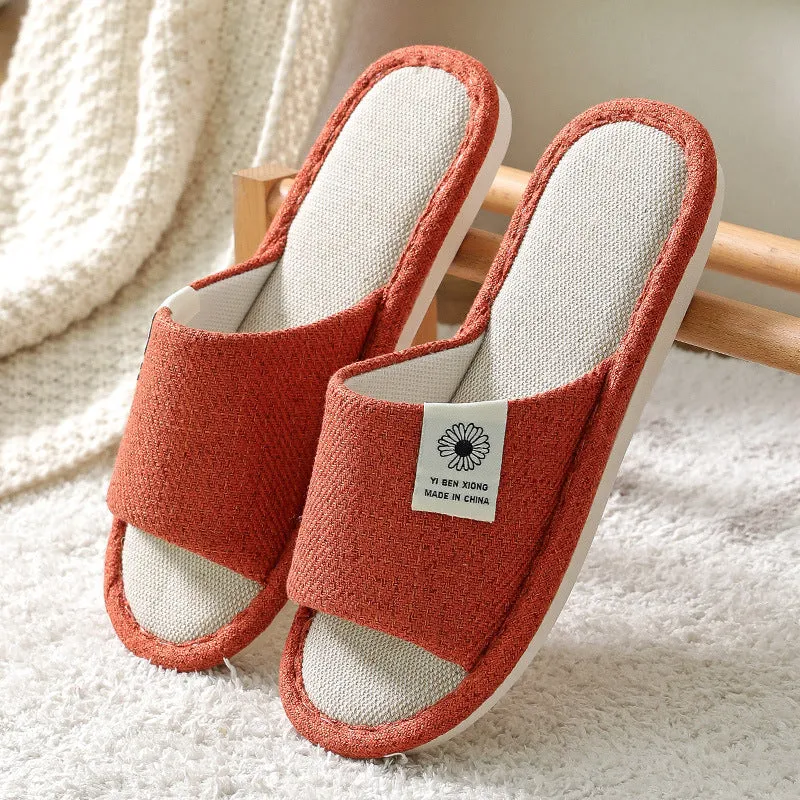 Wholesale Linen Non-slip Slippers