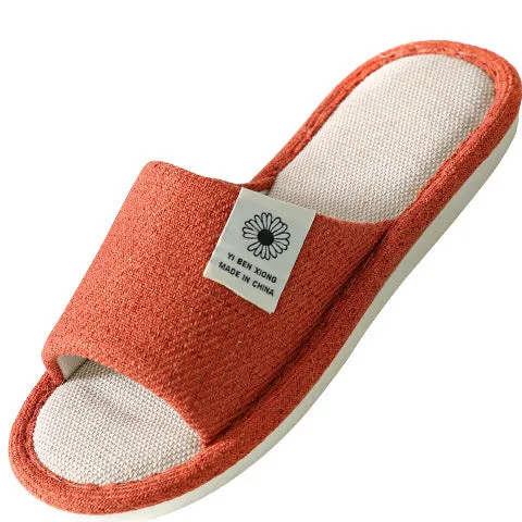 Wholesale Linen Non-slip Slippers