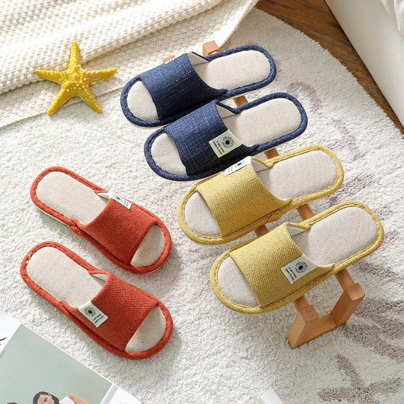Wholesale Linen Non-slip Slippers