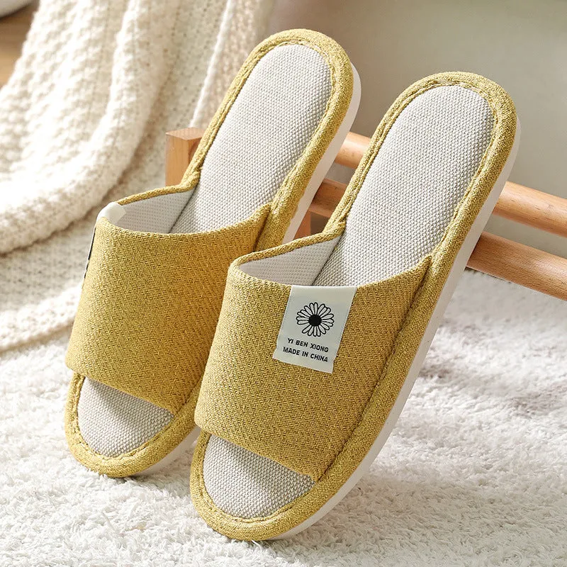 Wholesale Linen Non-slip Slippers
