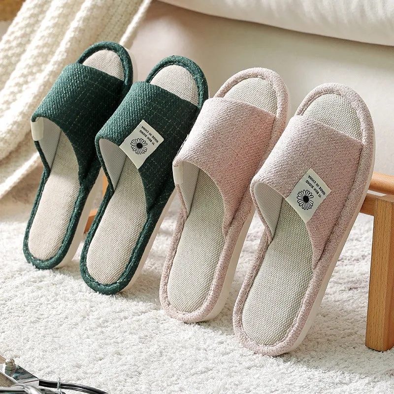 Wholesale Linen Non-slip Slippers