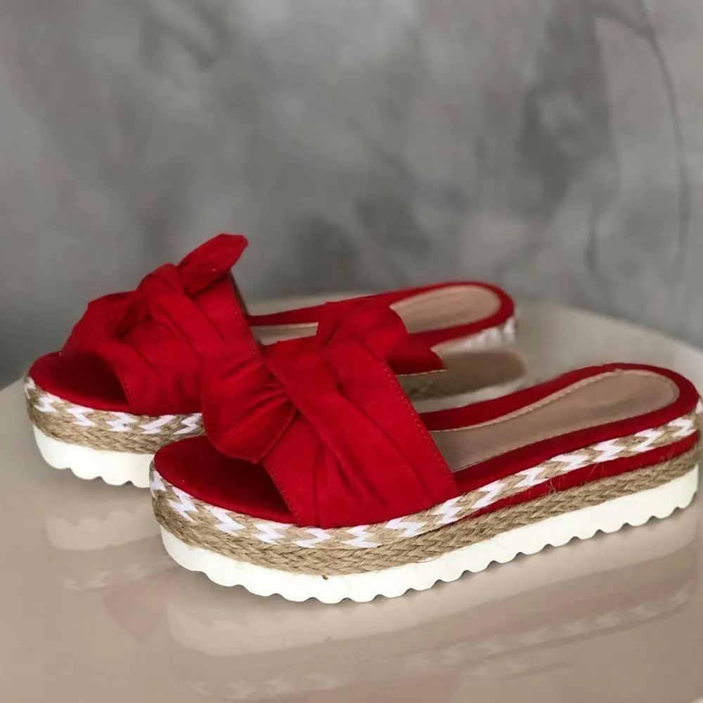 Women’s Bow Summer Sandals - Flip-flops Beach Shoes