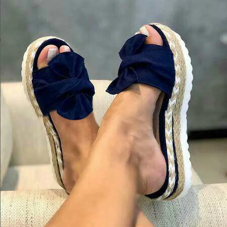 Women’s Bow Summer Sandals - Flip-flops Beach Shoes