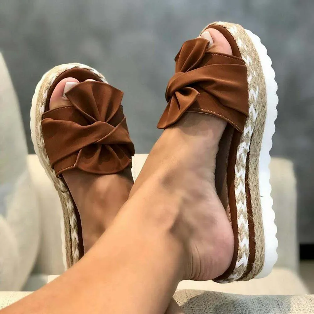 Women’s Bow Summer Sandals - Flip-flops Beach Shoes