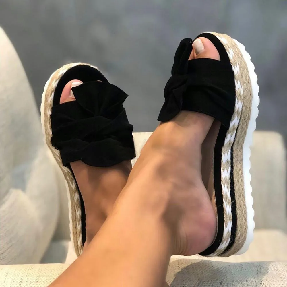 Women’s Bow Summer Sandals - Flip-flops Beach Shoes