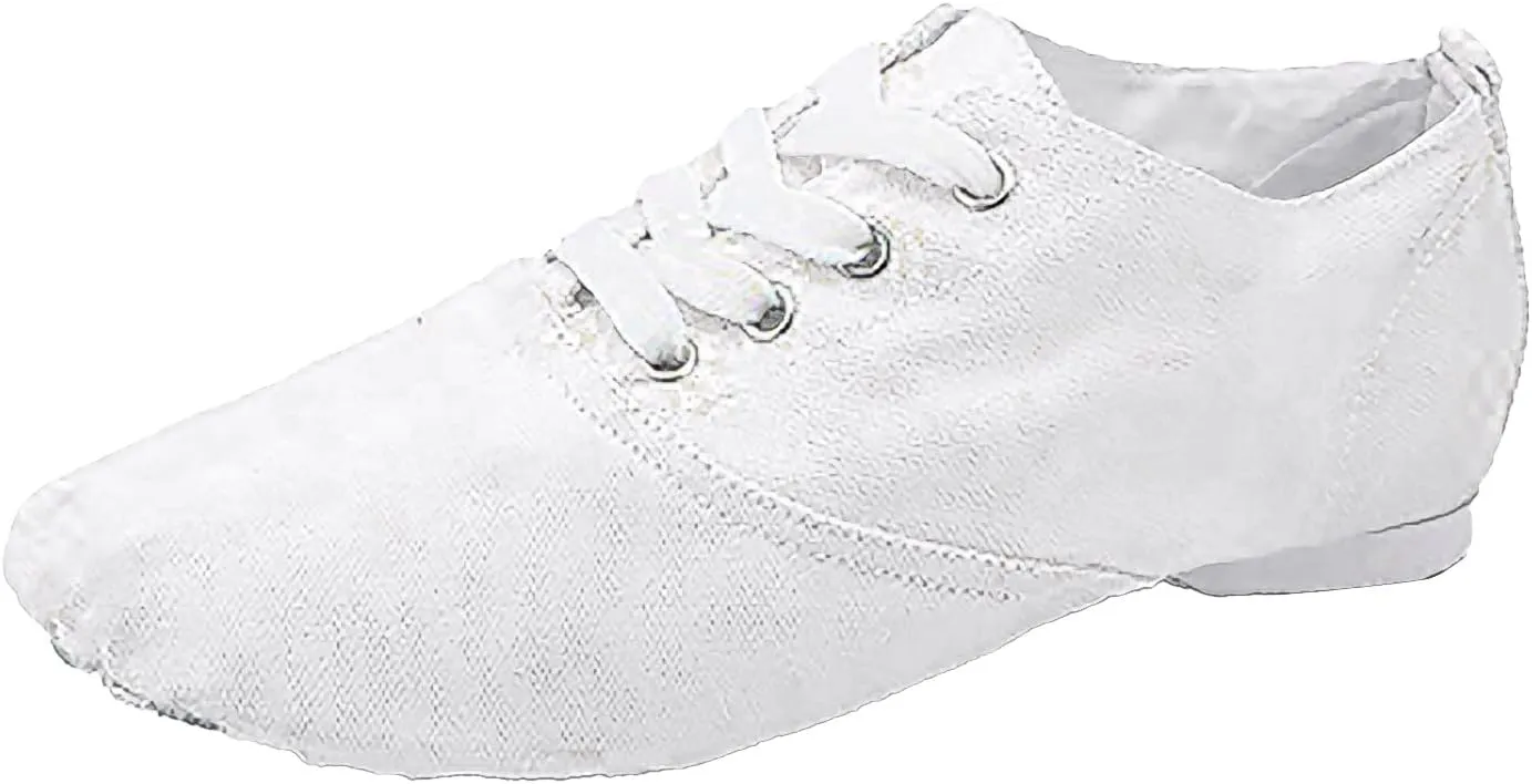 Women's Canvas Dance Shoes Tap Flex Canvas Tap Shoe Ballet Shoes for Women Adult Jazz Dance Sneaker